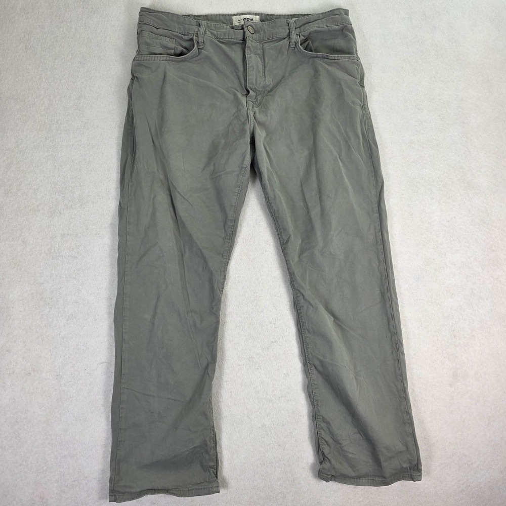 GDW General Denim Works Roam Relaxed‎ Straight Leg Grey Pants Mens 37x27 - Picture 2 of 9